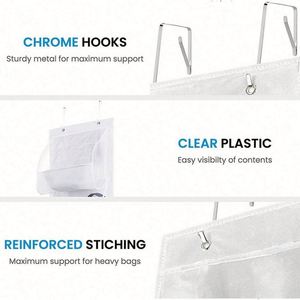 Sac de rangement suspendu pliable à 6 poches pour portes et placards, idéal pour organiser et utiliser facilement – Meilleure vente - Product Image 5