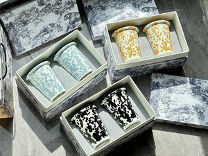 Taza de cerámica estampada de lujo ligero de Creative Spots, taza de café para regalo - Product Image 6