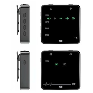 K63 <b>Wireless</b> Lavalier <b>Microphone</b> 2.4G <b>Bluetooth</b> Reverb Noise Reduction For Live Streaming Video Recording - Product Image 3