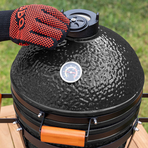 SEB Barbacoa en forma de huevo Kamado de 16 pulgadas en cerámica Kamado <span class=keywords><strong>Asador</strong></span> Parillas de carbón Camado - Product Image 5