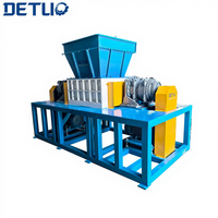 Déchiqueteuse de carton automatique à double arbre avec moteur, roulement et engrenage – Conception portable, lames en acier inoxydable