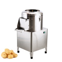 Roestvrijstalen Commerciële Industriële Hoge Capaciteit Aardappelschiller Wasmachine Multifunctionele Wortelgroente Reiniging