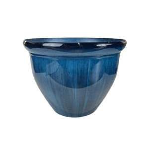 Оптовые глянцевые текстурированные кашпо из полипропилена с эффектом керамики, легкие цветочные горшки разных цветов для дома и сада - Product Image 4