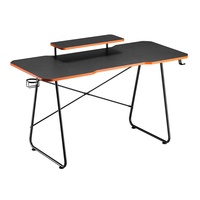 GMD10-1D-escritorio de juegos básico para ordenador, mesa de juegos moderna con Monitor elevador, barato, nuevo diseño, 2023