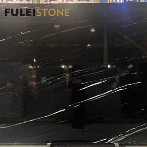 Lastre di <span class=keywords><strong>Pietra</strong></span> <span class=keywords><strong>Ollare</strong></span> Nera Naturale con Venature Bianche - Product Image 3