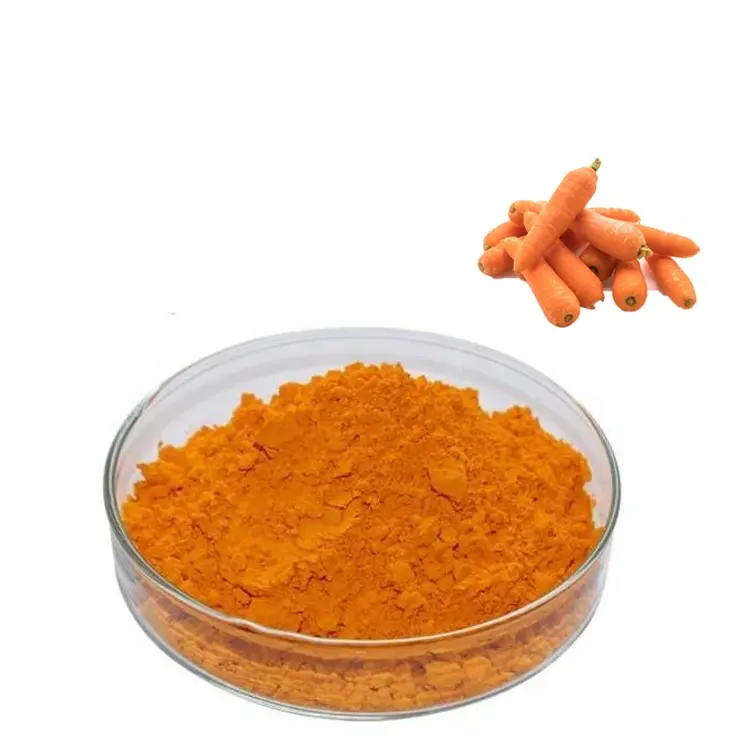 Nhà Máy Bán buôn cao cấp beta carotene tinh khiết tự nhiên cà rốt chiết xuất bột