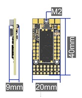 Contrôleur de vol à aile fixe FlyingRC F4WSE F405 STM32F405 ArduPilot INAV 5V 4A Servo BEC pour pièces de drone et avion RC micro