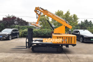 Véhicule d'installation de panneaux photovoltaïques sur chenilles hydrauliques avec aspiration sous vide pour une installation sans <span class=keywords><strong>casse</strong></span> - Product Image 5