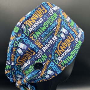 Cappelli Chirurgici Bratz con Fodera Antimacchia e Fascia Antisudore, Cappelli Bouffant, Berretti da Infermiera con Disegni Cartoon - Product Image 3