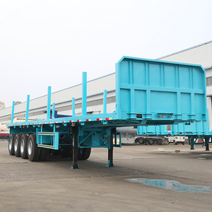 Semi-<span class=keywords><strong>remorque</strong></span> arrière à 4 essieux de 60 à 120 tonnes pour le transport de marchandises en vrac - Product Image 2