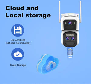 Telecamera PTZ Ringsee con 3 Lenti e 3 Schermi, 9MP WiFi, Sensore CMOS IP66, Audio Bidirezionale, Telecamera con Faretto - Product Image 6