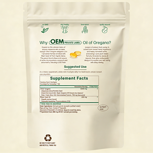 แคปซูลน้ำมันออริกาโนและน้ำมันเมล็ดดำ 2-in-1 6000 มก. แบบ OEM/ODM ผลิตตามสั่ง สำหรับผู้ใหญ่ ช่วยต้านอนุมูลอิสระและช่วยย่อยอาหาร - Product Image 3