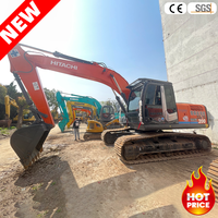 Excavator Bekas Hitachi Zx200-3 Asli Jepang 20 Ton Jam Operasi Rendah Diesel Crawler Hydraulic Backhoe Kondisi Bagus Dijual