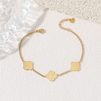 Clover Sabr Shukr Tawakkul Patience Gratitude Trust Ayatul Kursi Acero inoxidable Joyería de moda Pulseras Hombres Mujeres Venta al por mayor