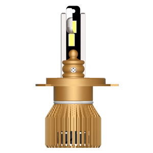 Nouveau phare LED H4 à performance supérieure, 65W, 5800LM, 6500K, blanc, 12V, IP-<span class=keywords><strong>67</strong></span>, étanche, en aluminium aéronautique, 360°, dimmable, universel - Product Image 1