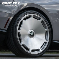 GRAYFOX Jantes forgées personnalisées en argent brossé 19 20 21 22 pouces 5x120 5x112 5x114.3 pour Mercedes-Benz S680 Rolls-Royce Bentley