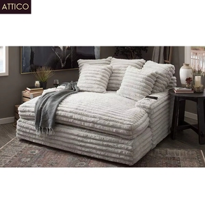 <span class=keywords><strong>Sofa</strong></span> kedap udara ukuran besar ganda <span class=keywords><strong>Sofa</strong></span> ruang tamu furnitur ruang tamu kursi malas kain Corduroy tempat tidur bioskop - Product Image 5