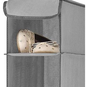 Étagères à chaussures suspendues modernes pliables de bonne qualité, 8 sections, en tissu non tissé, organisateur de placard, étagères de rangement - Product Image 4