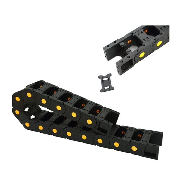 Plastic Flexible Cable Carrier Cable Tray Chain for Industrial with End Connector Manufacturers