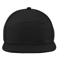 Gorra Snapback de 7 Paneles con Visera Plana, Malla Perforada con Láser, Transpirable, de Secado Rápido, Gorras Trucker con Logotipo Personalizado, para Deportes al Aire Libre, Venta al Por Mayor