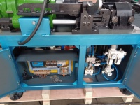 Machine à fileter automatique pour barres d'armature, machine à couper les filets, prix de la machine à fileter les barres d'acier avec fraiseuse