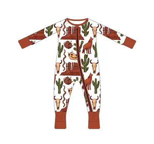 有机竹子批发竹子婴儿服装纯棉定制新生儿睡衣