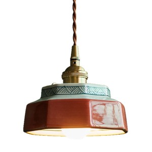 Japanese Style Ceramic LED Pendant <b>Light</b> Square Single Head For Bedroom Dining Room Retro Vintage Home <b>Lighting</b> - Product Image 5