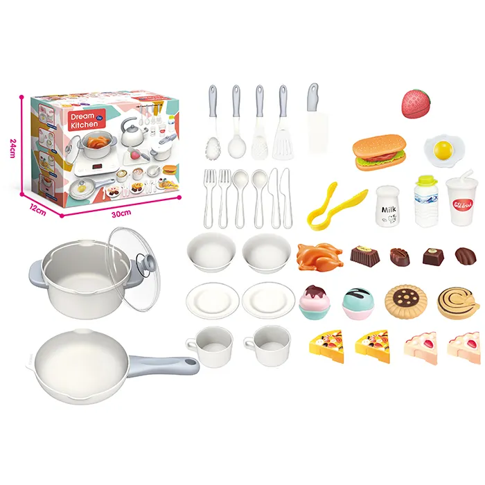 Voorschoolse Peul Play Plastic Sitimulatie Koken Keuken Accessoires Speelgoed Set Voor Kinderen