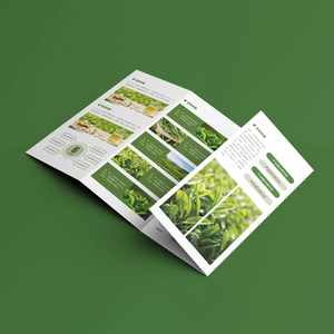 Nhà máy sản xuất tờ rơi quảng cáo gấp nhiều trang giấy bóng quảng cáo sản phẩm thực đơn quảng cáo doanh nghiệp - Product Image 2