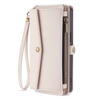Nouvel étui portefeuille en cuir à rabat avec cordon et fermeture éclair, porte-cartes pour iPhone 18 Pro Max 17 16 15 Plus 14 13 Pro Max Accessoires