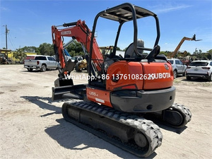 Mini-excavatrice Kubota U55-4 d'occasion haute performance de 5,5 tonnes, excavatrice hydraulique - Product Image 3