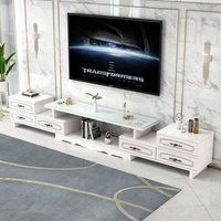 Wohnzimmermöbel im Angebot: Modernes Luxuriöses TV-Möbel und Couchtisch-Set im Nordischen Stil zu Günstigen Preisen