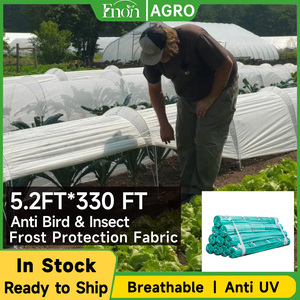 ENON 5.2ft <span class=keywords><strong>X</strong></span> 330ft Couvertures de protection contre le gel et le froid pour plantes, imperméables, écologiques, réutilisables, pour hiver et culture flottante - Product Image 1