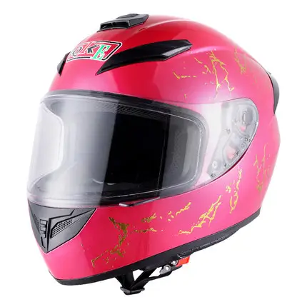 Оптовая продажа, индивидуальные мотоциклетные шлемы на все лицо, розовый шлем, гарнитура, шлем