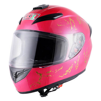 Wholesale Custom Full Face Motorcycle Helmets Pink Helmet