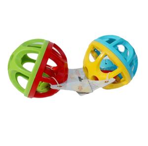 Morbida palla fitness palla sonaglio jingle ball bambino giocattolo educativo giocattoli di plastica - Product Image 1