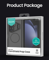 Étui de téléphone magnétique Nillkin CamShield Prop avec support d'objectif intégré, coque de protection antichoc pour Samsung Galaxy Z Fold 8Ultra