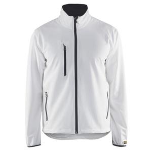 Blaklader-4952251810944XL เสื้อแจ็คเก็ตผ้านิ่มสีขาว/เทา-EAN แจ็คเก็ตทำงาน7330509572184ทุกฤดูกาล - Product Image 1