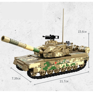WOMA TOYS <span class=keywords><strong>Meilleure</strong></span> Vente Kit de Construction de Char Militaire Blocs de Construction pour Enfants de 5 à 7 Ans Jeux d'Assemblage de Véhicules de Combat Offre Spéciale - Product Image 2