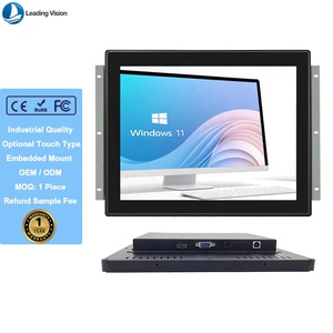 จอภาพระบบสัมผัสแบบคาปาซิทีฟ 10 จุด ขนาด 27 นิ้ว สำหรับใช้งานกลางแจ้ง ความสว่างสูง พอร์ต USB และ DVI ความละเอียด 1080p Full HD แบบ <span class=keywords><strong>Active</strong></span> Matrix TFT - Product Image 1