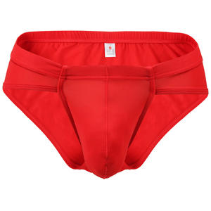 Sous-vêtement moulant sexy pour hommes Slip <span class=keywords><strong>de</strong></span> bikini léger respirant en soie <span class=keywords><strong>de</strong></span> glace - Product Image 6
