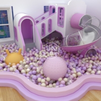 Fabricant chinois de parc d'attractions pour enfants Jeu de balle souple Zone de piscine Ensemble d'équipement de jeux Aire de jeux intérieure commerciale pour tout-petits