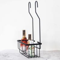 Panier de rangement européen BDAD pour salle de bain, sans perçage, à suspendre sur la robinetterie, étagère de douche