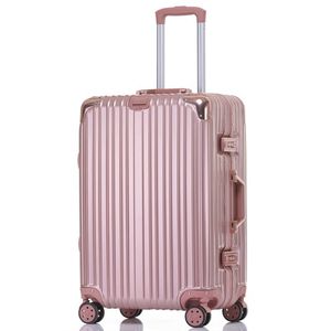Aluminum Frame Travel Trolley With Silent Wheels 20, 22, 24, 26 Inch Durable <strong>Hard</strong> <strong>Shell</strong> Customized Traveling <strong>Suitcase</strong> Luggage - Product Image 1