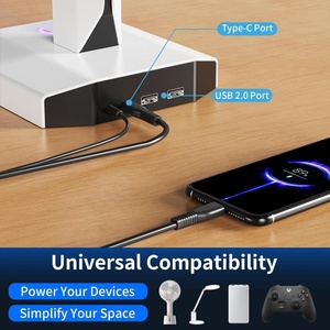 RGB 컨트롤러 홀더 9 조명 모드 USB 플러그 충전 스탠드 헤드셋 스탠드 게임용 책상 액세서리 게임 액세서리 - Product Image 5