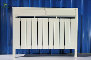 Cubierta Moderna para Radiador con 2 Cajones, Función de Almacenamiento, Cubierta de Estilo Europeo para Radiador para Apartamentos Modernos - Product Image 4