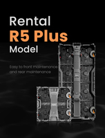 Pantalla LED para Exteriores Enbon, 500x1000mm, Gabinete de Fundición a Presión, Cabina para DJ, Pantalla LED de Alquiler P2.9/P3.9/P4.8, IP65 Impermeable