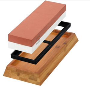 Aiguiseur de couteaux de Chef pierre à aiguiser à deux côtés pierre à aiguiser à <span class=keywords><strong>huile</strong></span> pierre à aiguiser - Product Image 2