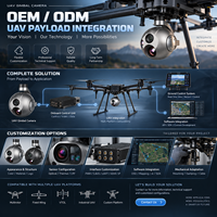 Série de caméras gimbal pour drones avec zoom optique, imagerie thermique et charge utile multi-capteurs pour l'inspection par drone, intégration OEM ODM