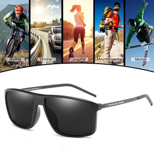 Gafas de Sol Polarizadas HD con Marco de Acetato de Fibra de Carbono PARANOID, Color Azul/Té, Protección UV400 2025, Estilo Moderno para Conducir, Unisex - Product Image 4